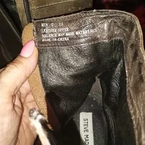 Steve Madden | Shoes | Steve Madden Distressed Leather Ankle  display picture 1